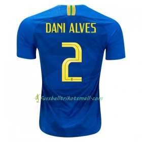 Fußballtrikots Brasilien Dani Alves 2 WM 2018 Auswärts-trikot kaufen